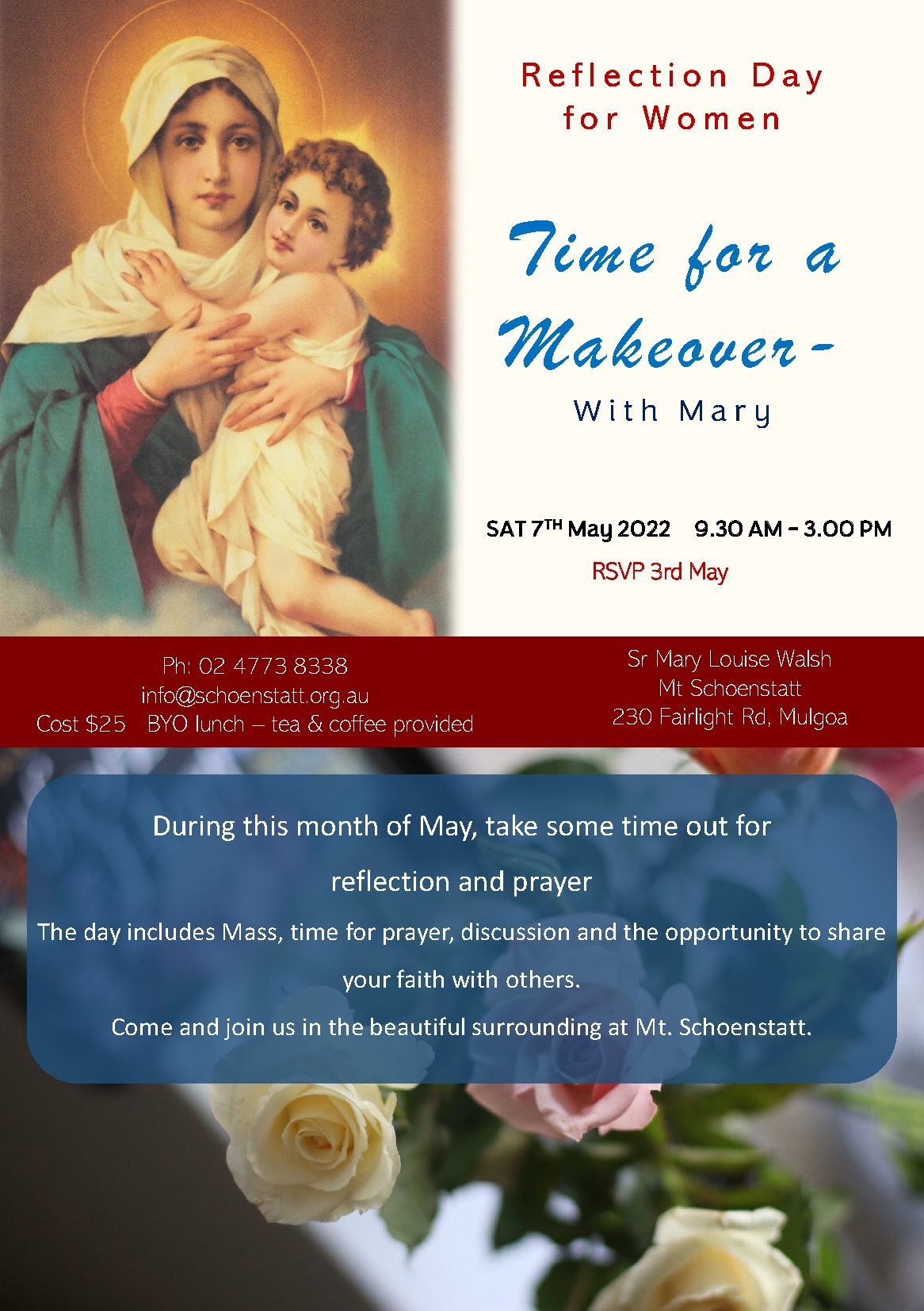 Promotional image for Reflection Day for Women