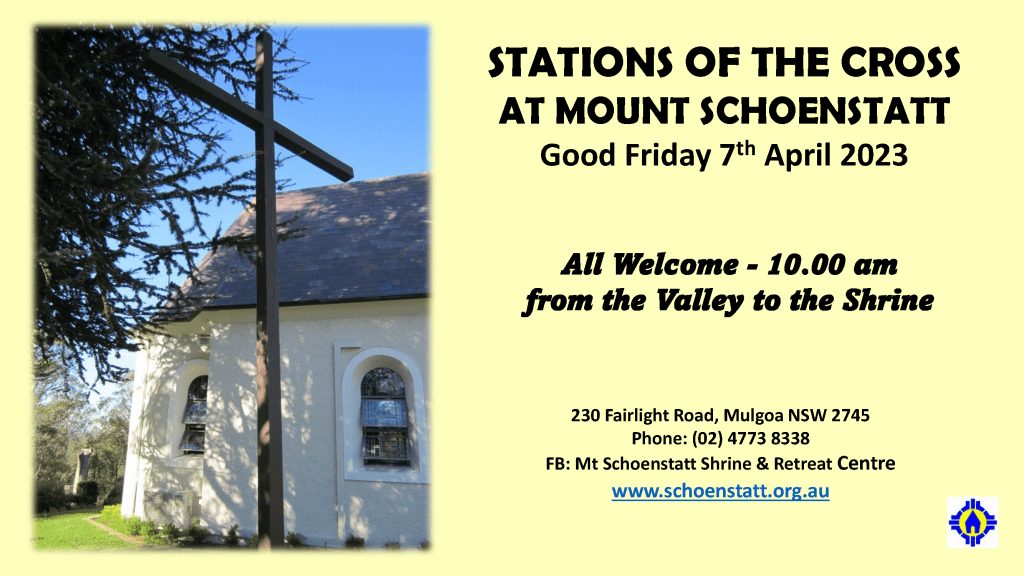 Event flyer: Good Friday Stations of the Cross