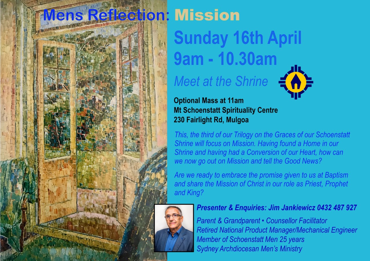 Promotional image for Men's Reflection Day: Mission