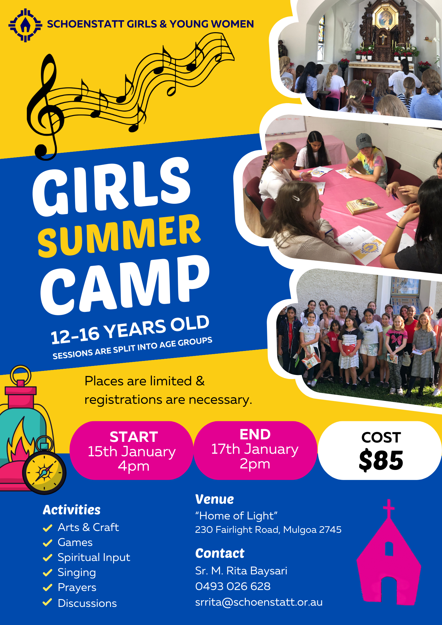 Promotional image for Girls Summer Camp