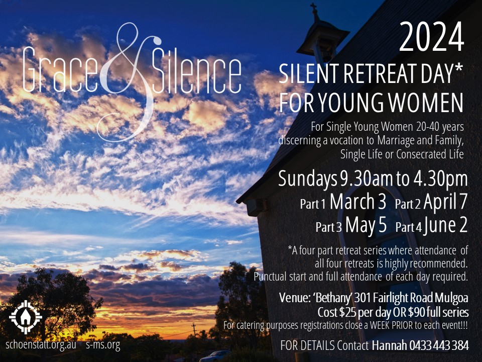 Event flyer: Grace & Silence Retreat Days 2024