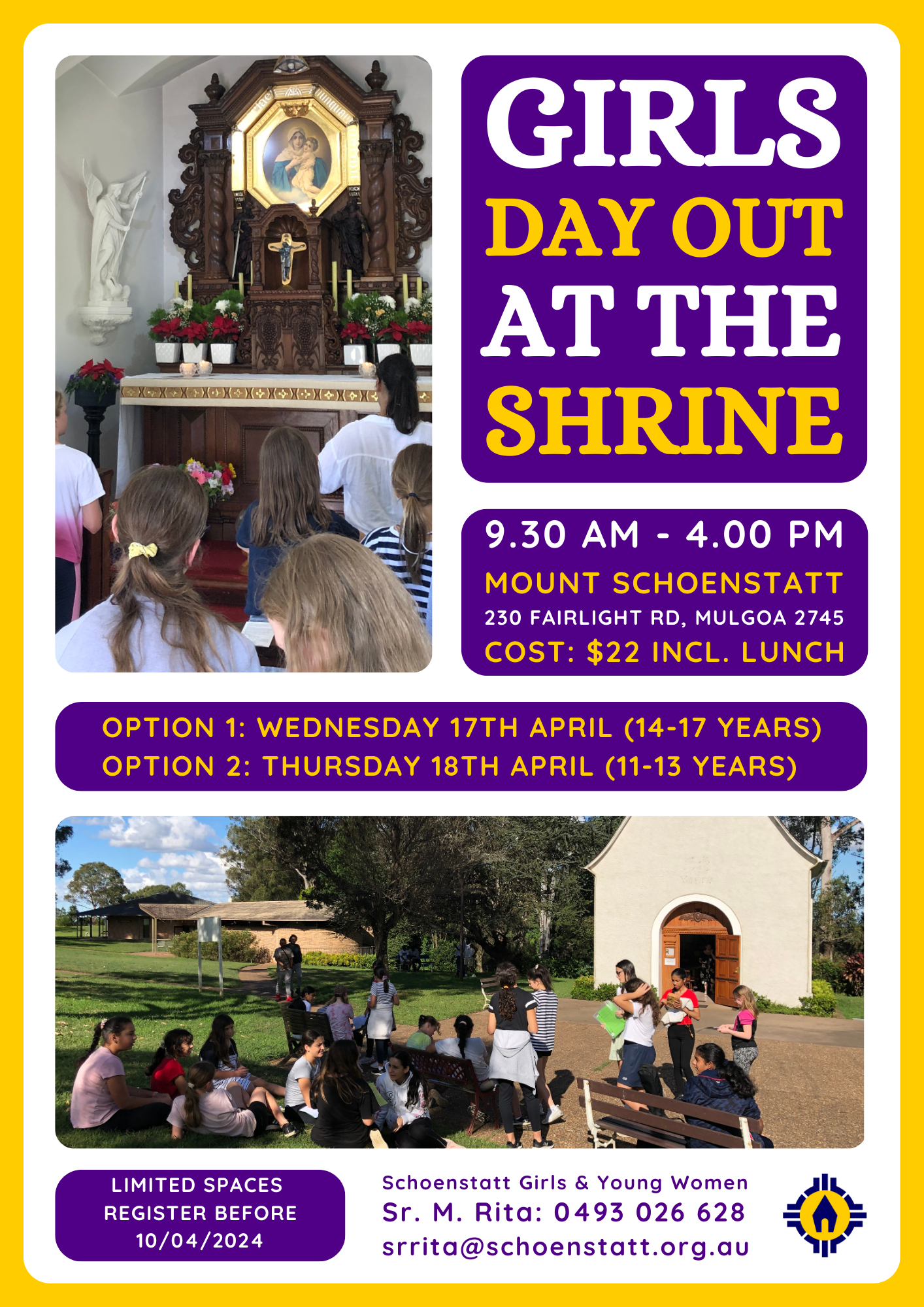 Promotional image for Girls Day Out at the Shrine