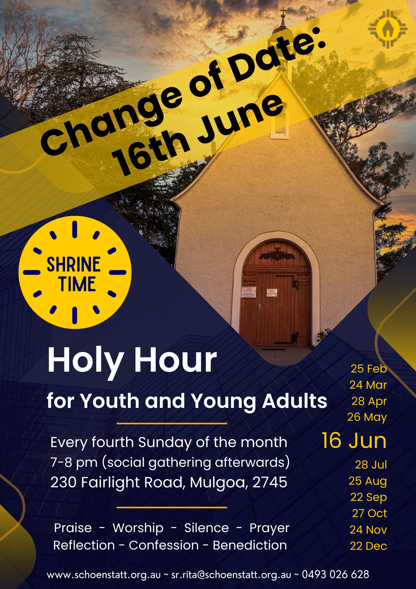 Promotional image for Shrine Time - Holy Hour for Youth & Young Adults