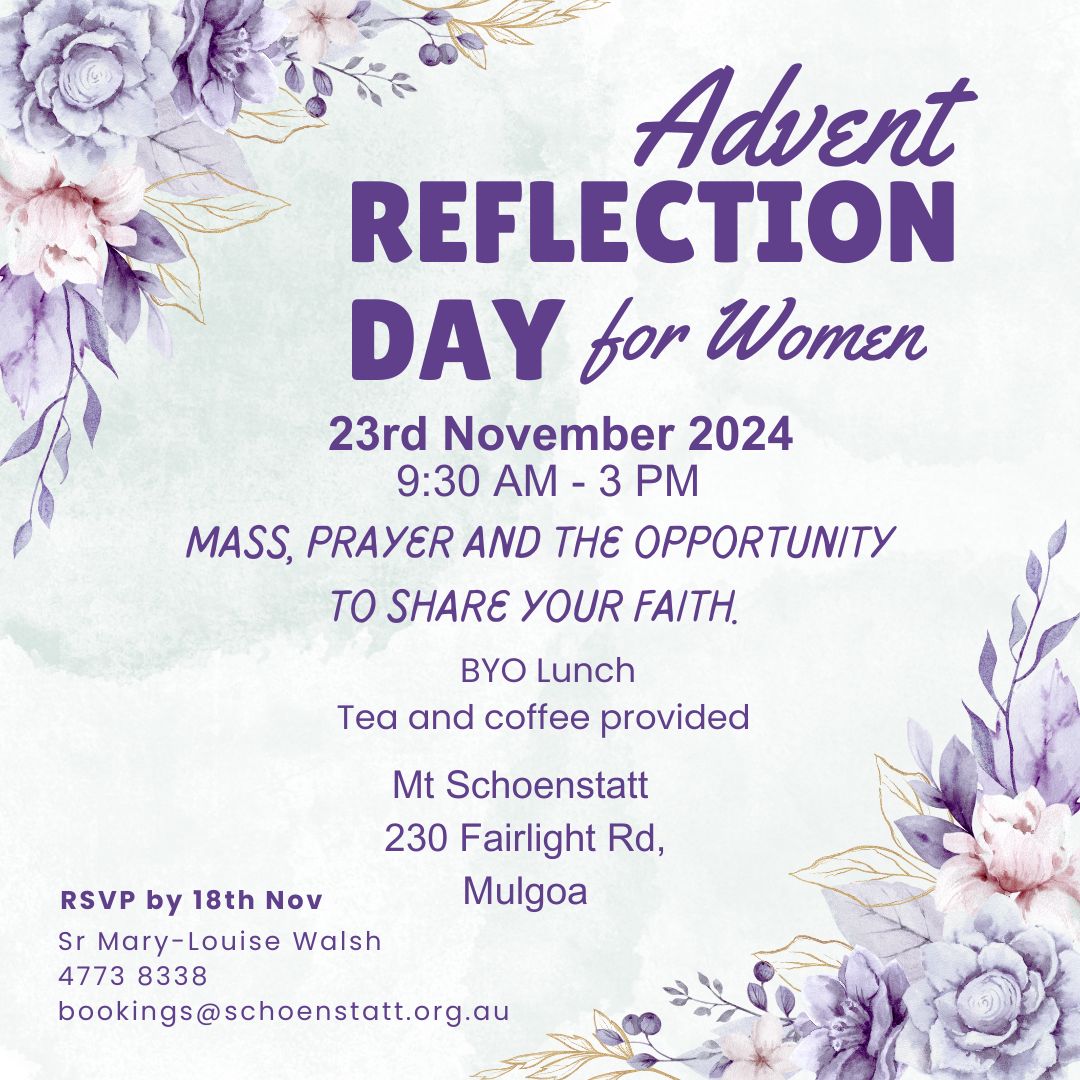Promotional image for Advent Reflection Day for Women
