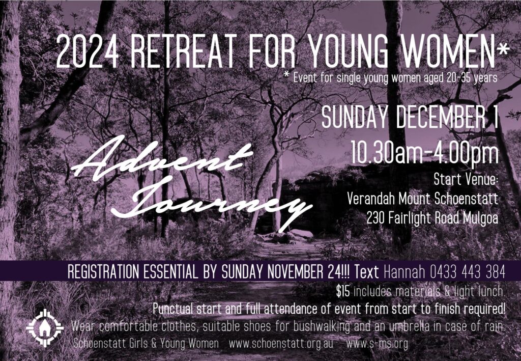 Promotional image for Advent Journey - Retreat for Single Young Women (20-35 years)