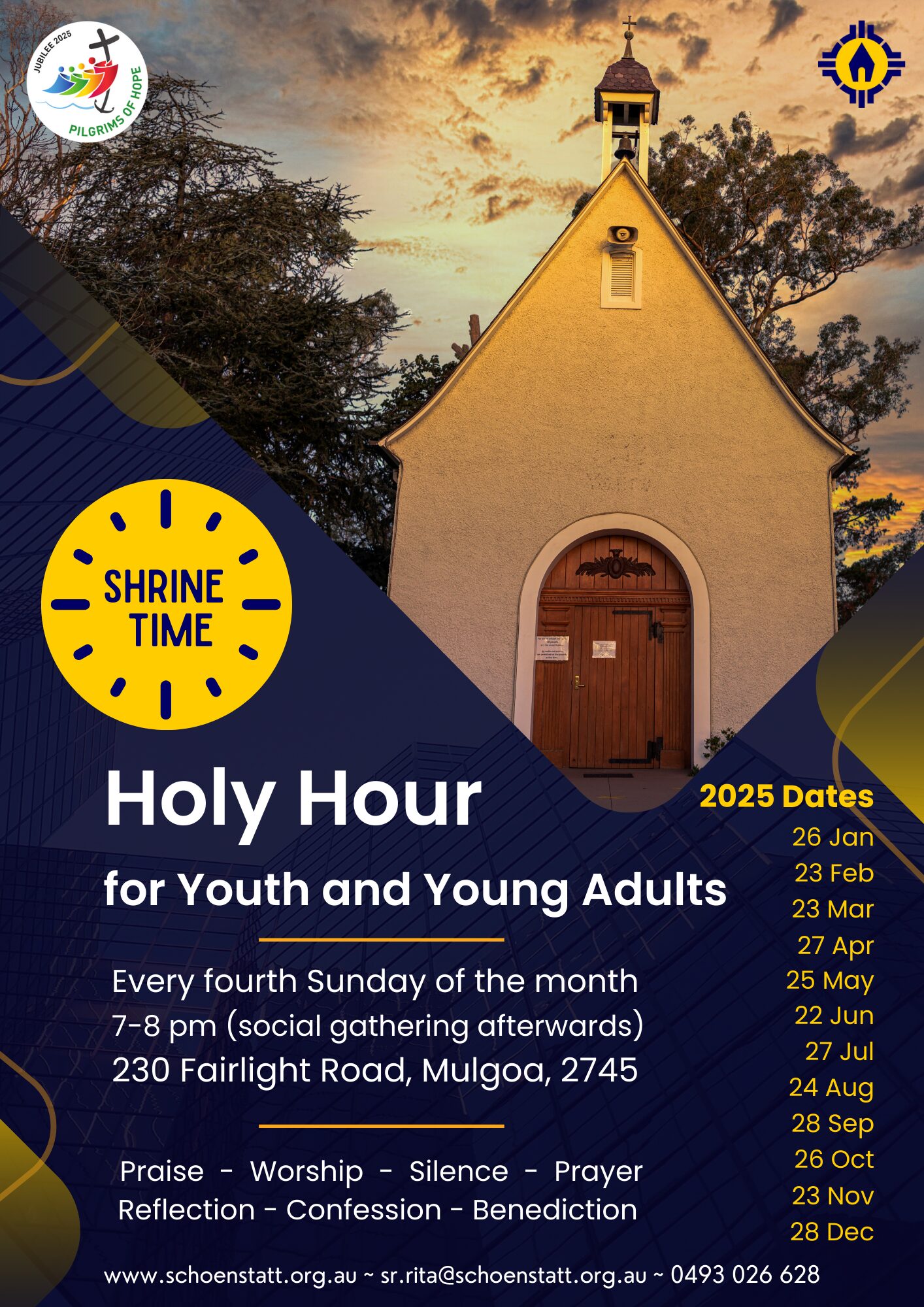 Promotional image for Shrine Time - Holy Hour for Youth & Young Adults