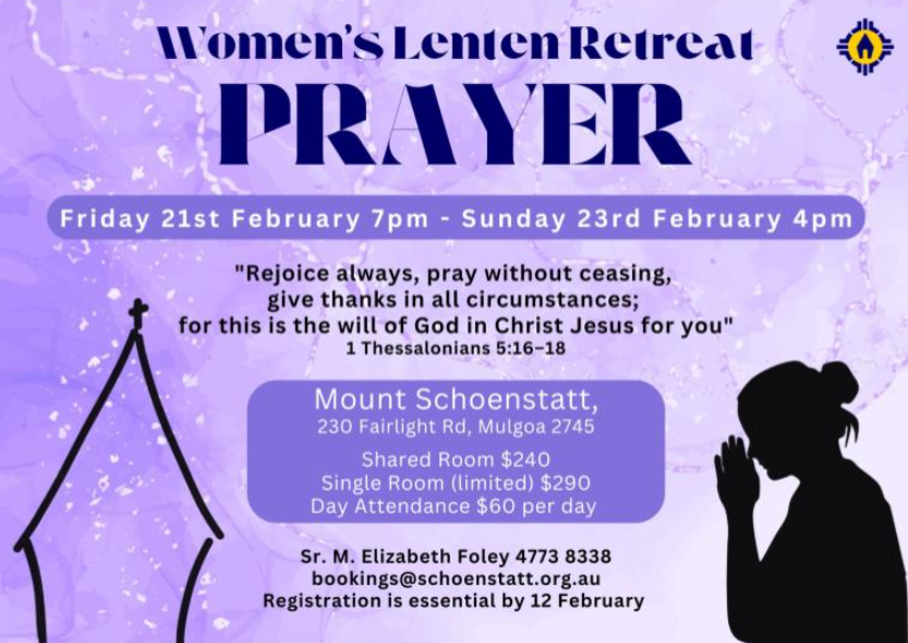 Promotional image for Women's Lenten Retreat