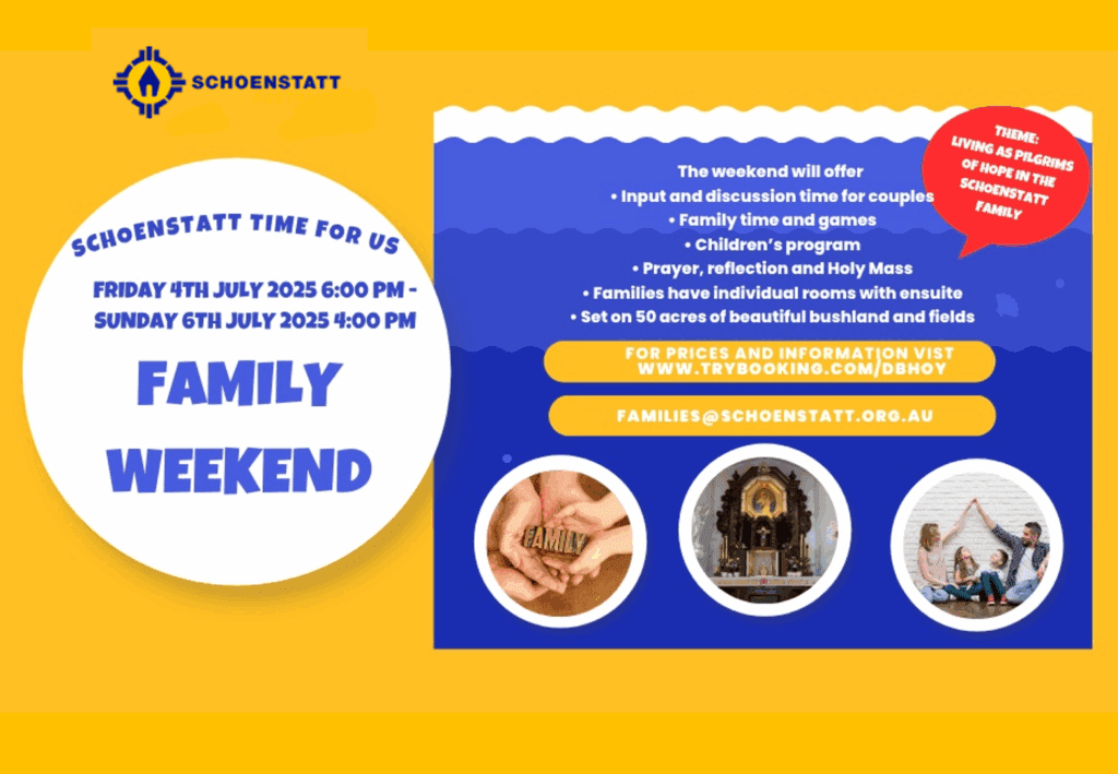 Promotional image for Schoenstatt "Time for Us" Family Weekend