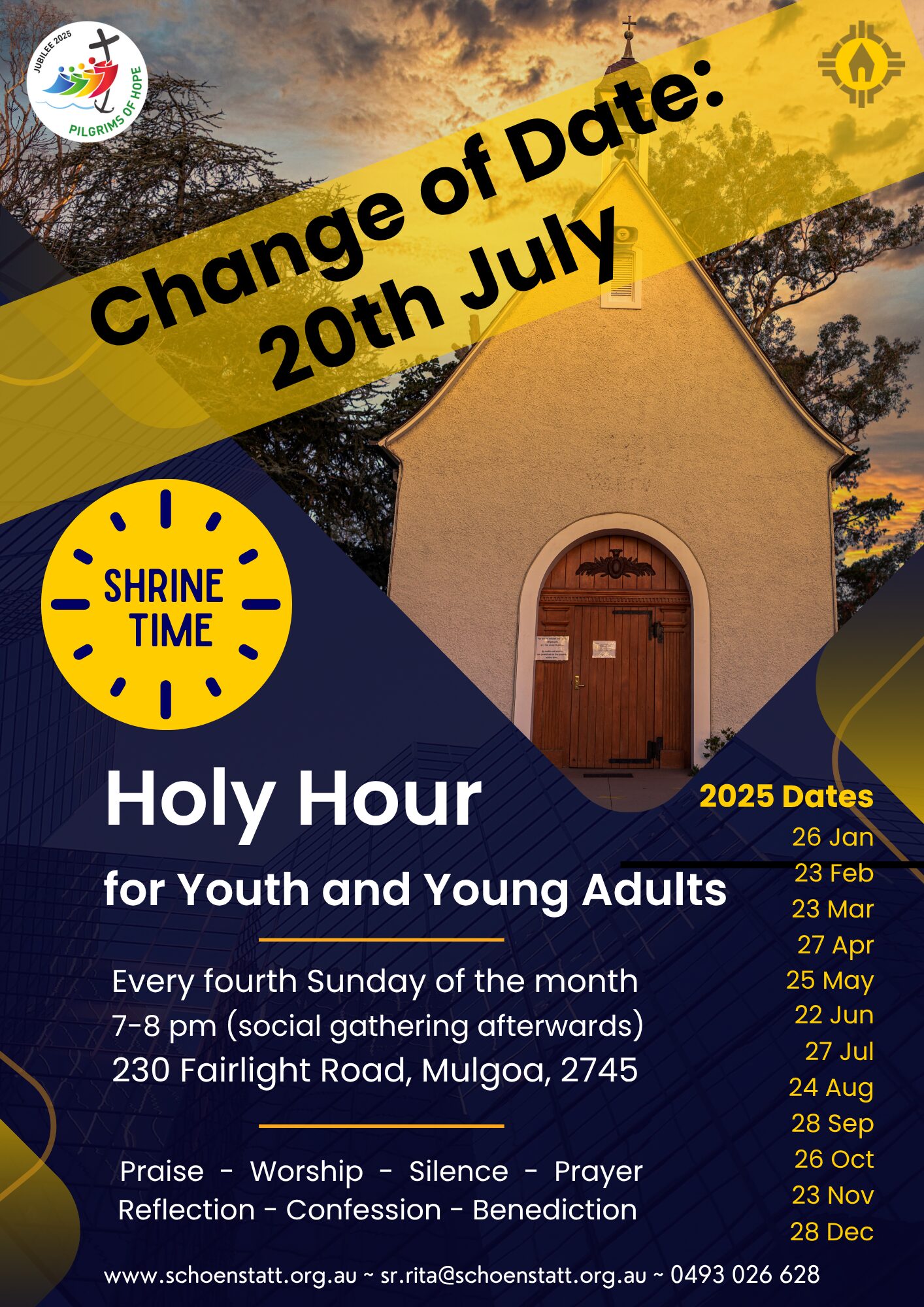 Promotional image for Shrine Time - Holy Hour for Youth & Young Adults