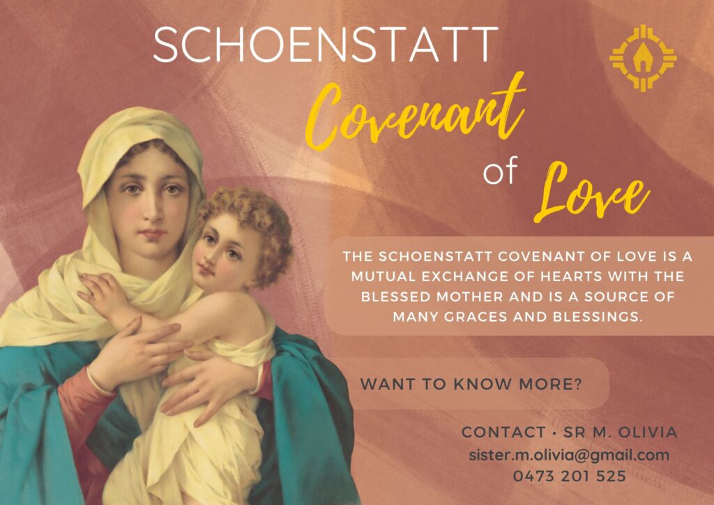 Covenant of Love flyer for Schoenstatt Australia
