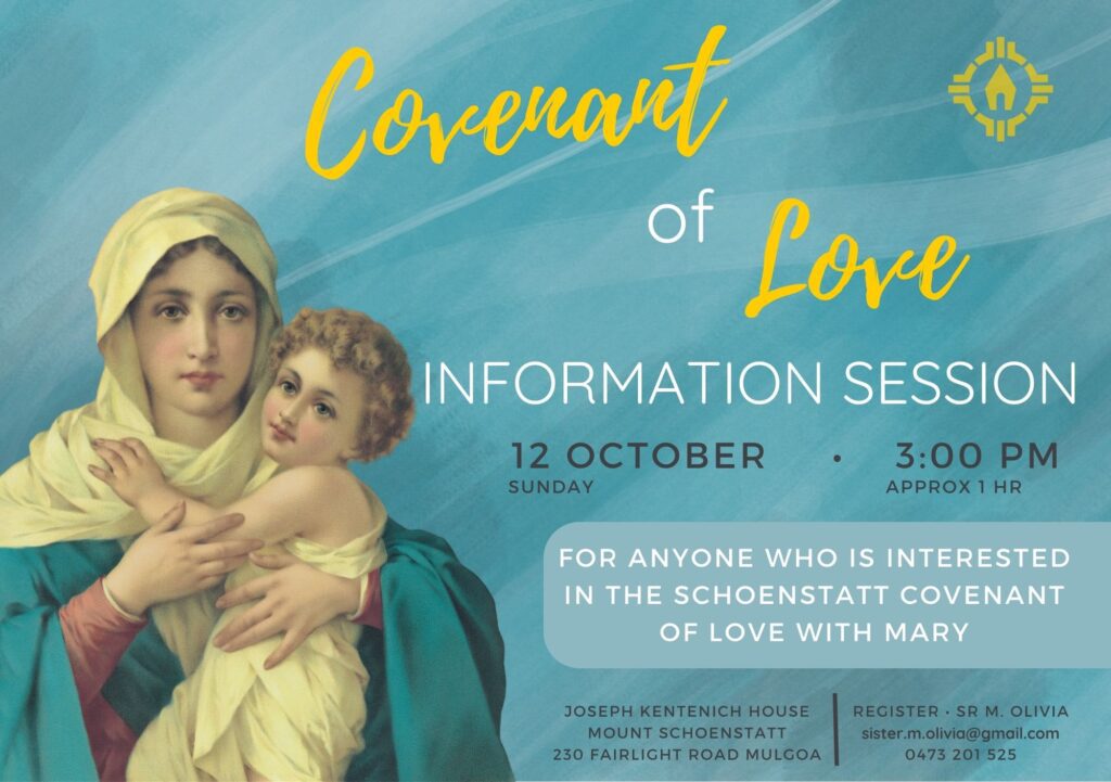 Event flyer: Covenant of Love Information Session
