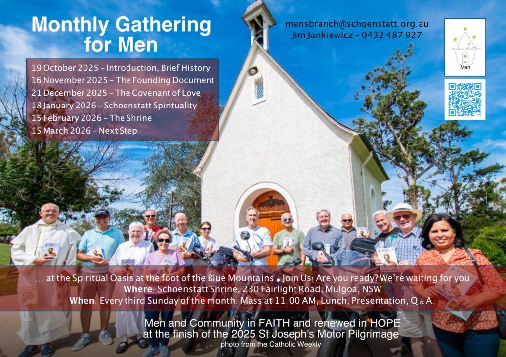 Event flyer: Monthly Gathering for Men