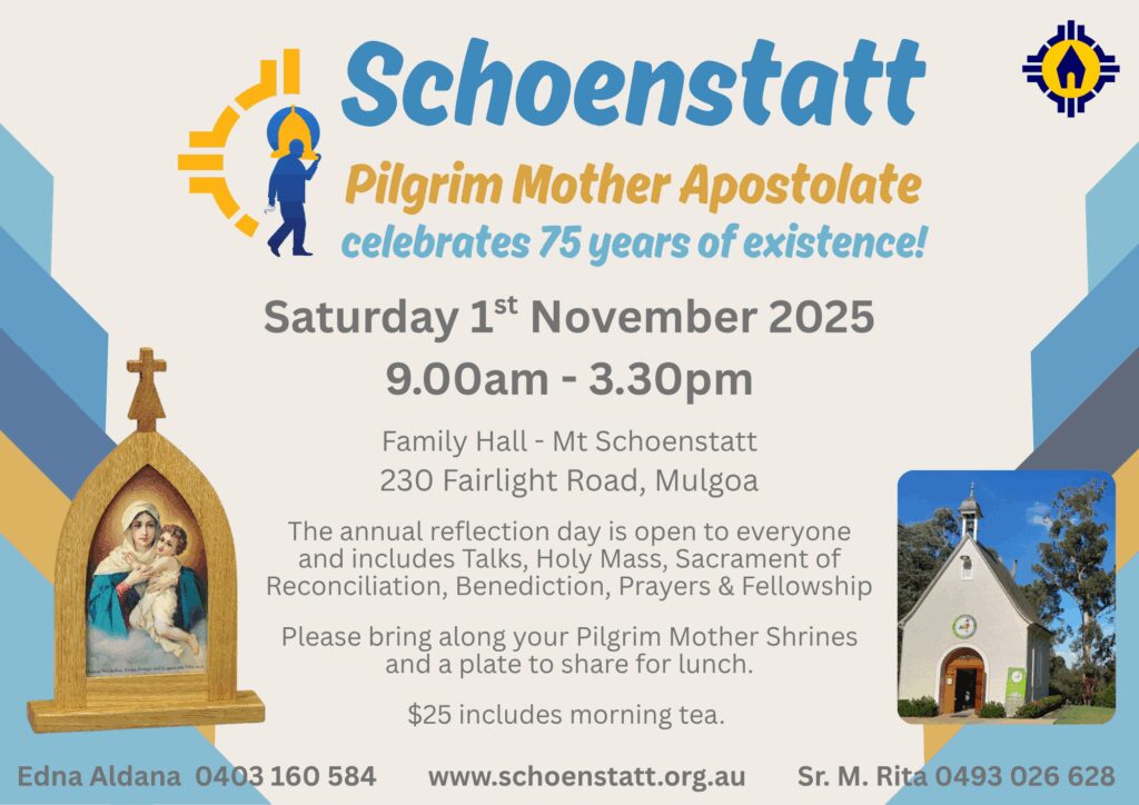 Promotional image for Pilgrim Mother Apostolate Annual Reflection Day
