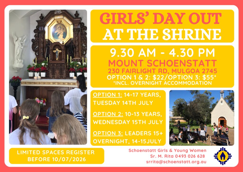 Promotional image for Girls' Day Out at the Shrine