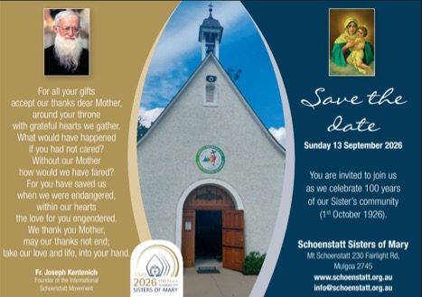 From the September 2025 Schoenstatt newsletter